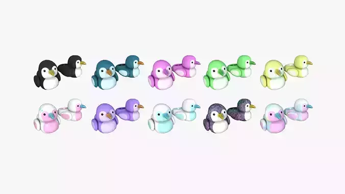 10 Slippers J Bird Collection - Costume Character Design