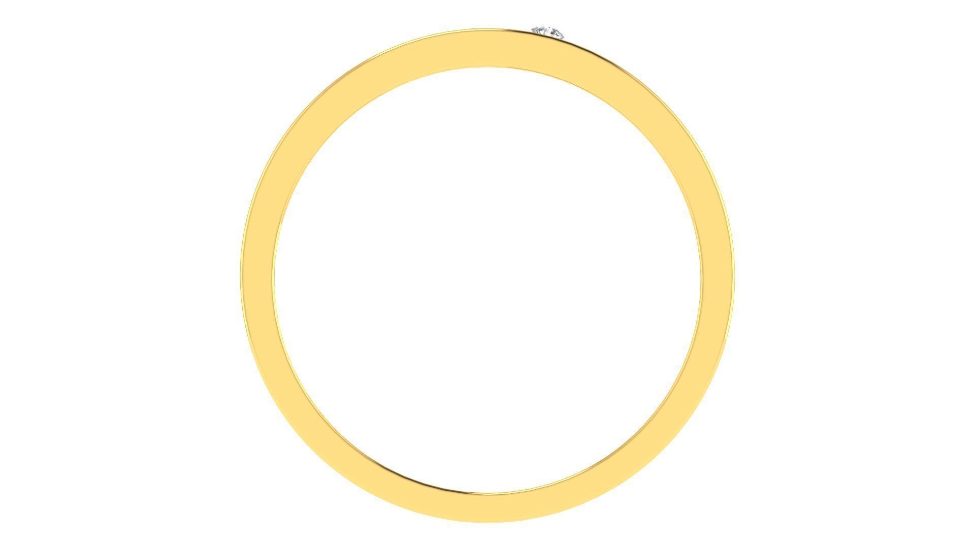 Couple Wedding Band Ring 3dm stl obj mtl gltf glb 3D print model_12