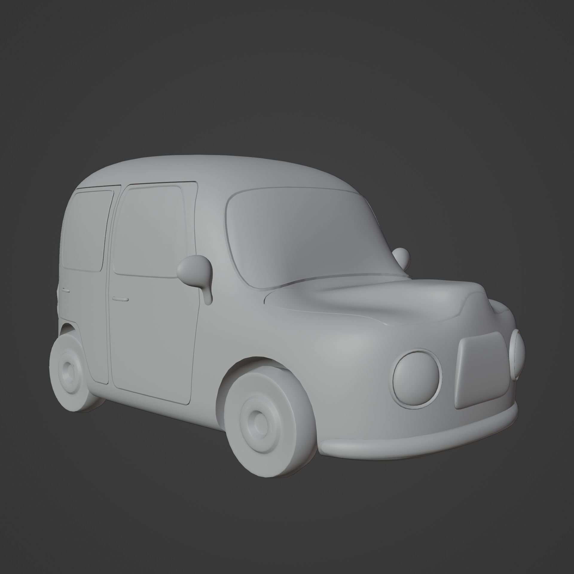 Staylish Car 3D model_5
