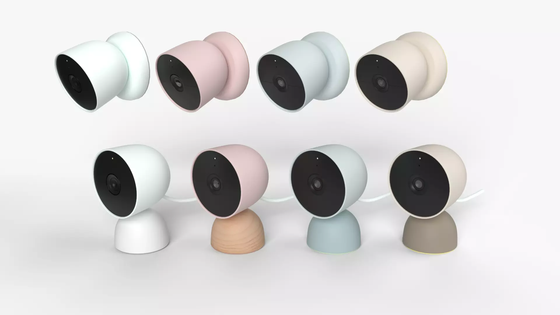 Google Nest Cam All Colors 2023 3D model