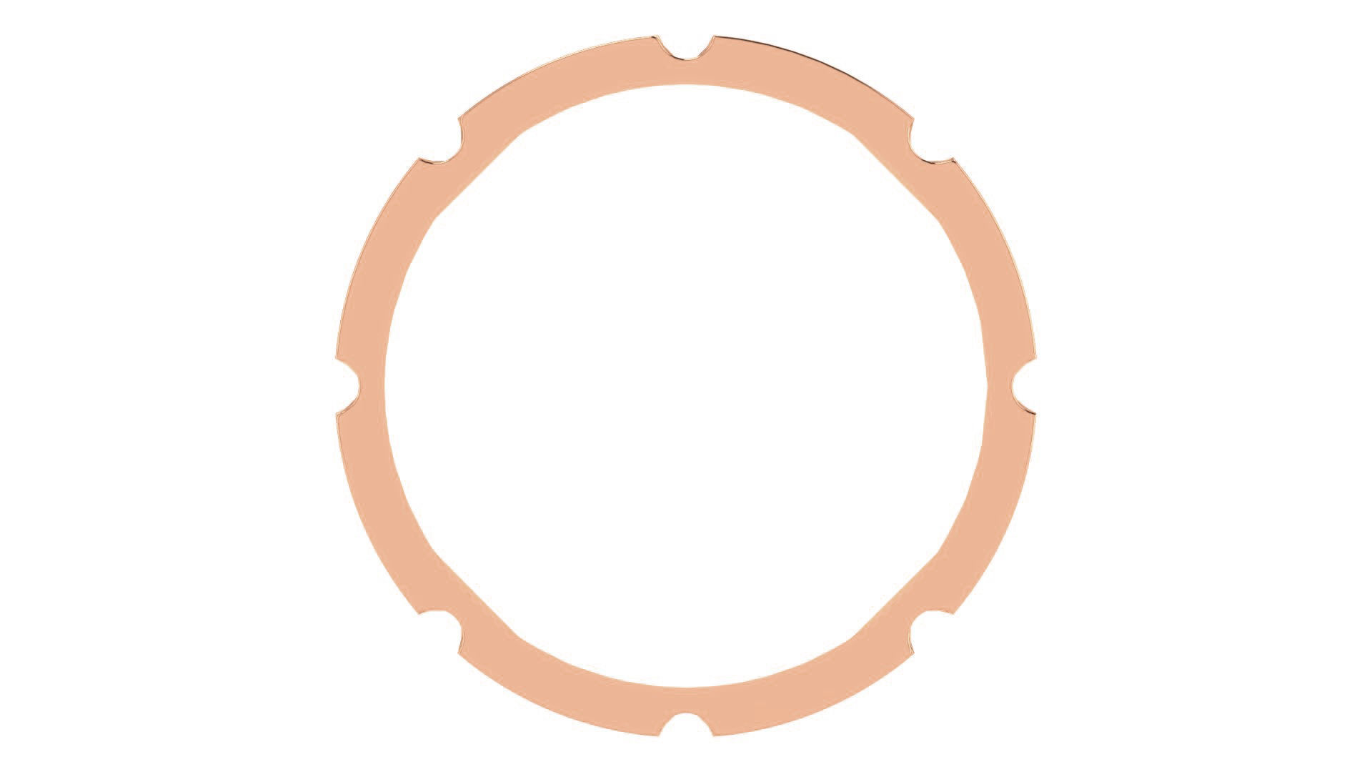 Couple Wedding Band Ring 3dm stl obj mtl gltf glb  3D print model_21