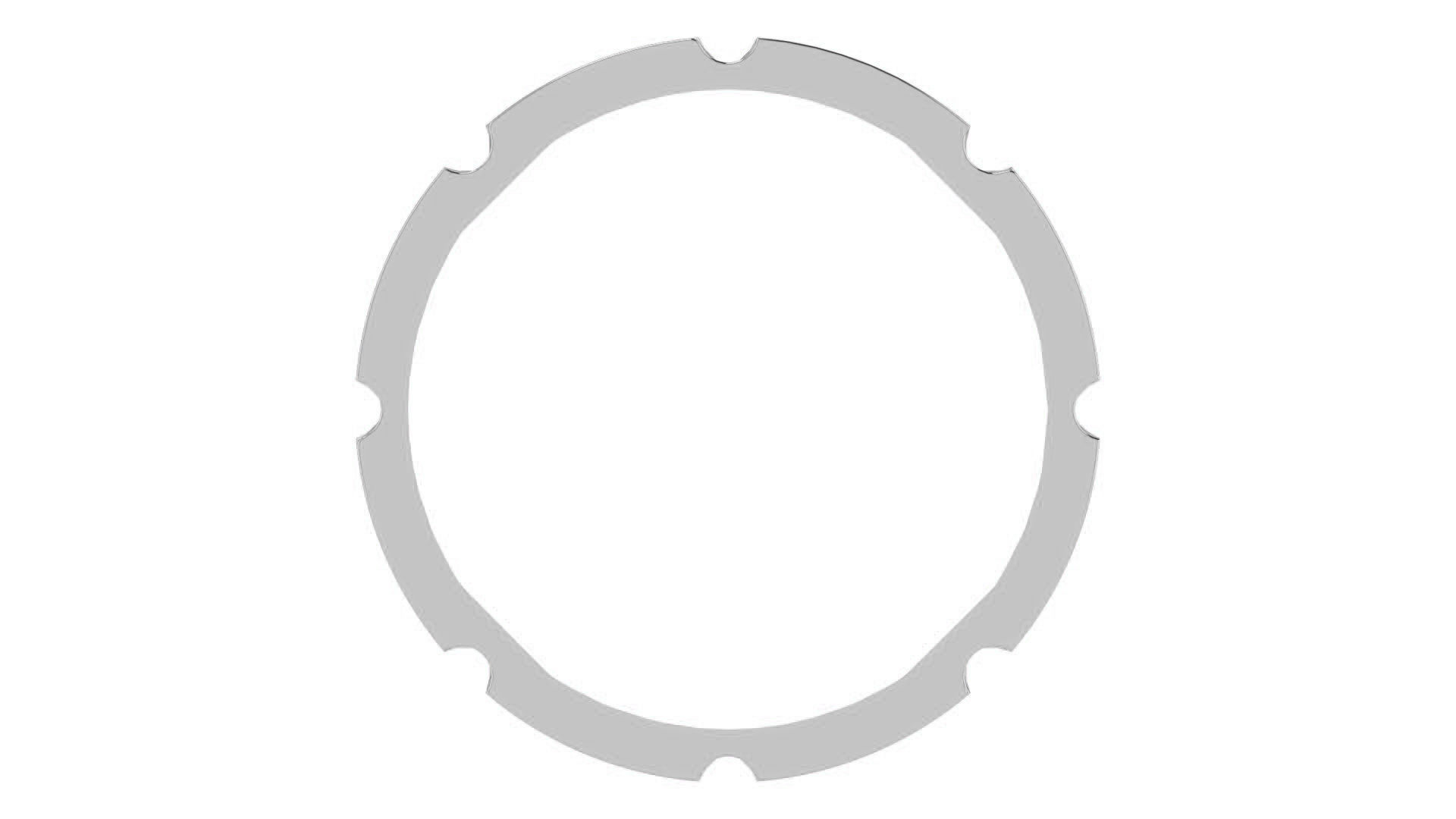 Couple Wedding Band Ring 3dm stl obj mtl gltf glb  3D print model_19