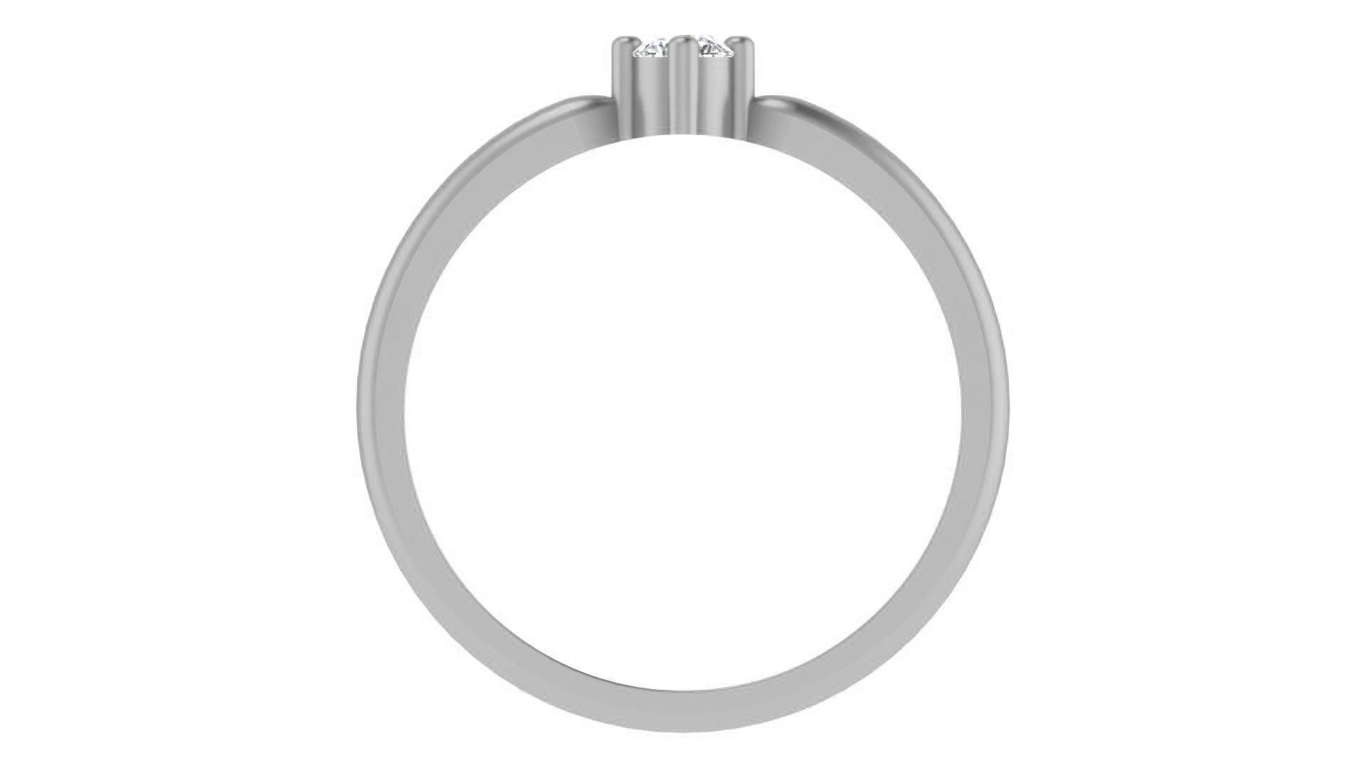 Couple Wedding Band Ring 3dm stl obj mtl gltf glb  3D print model_15