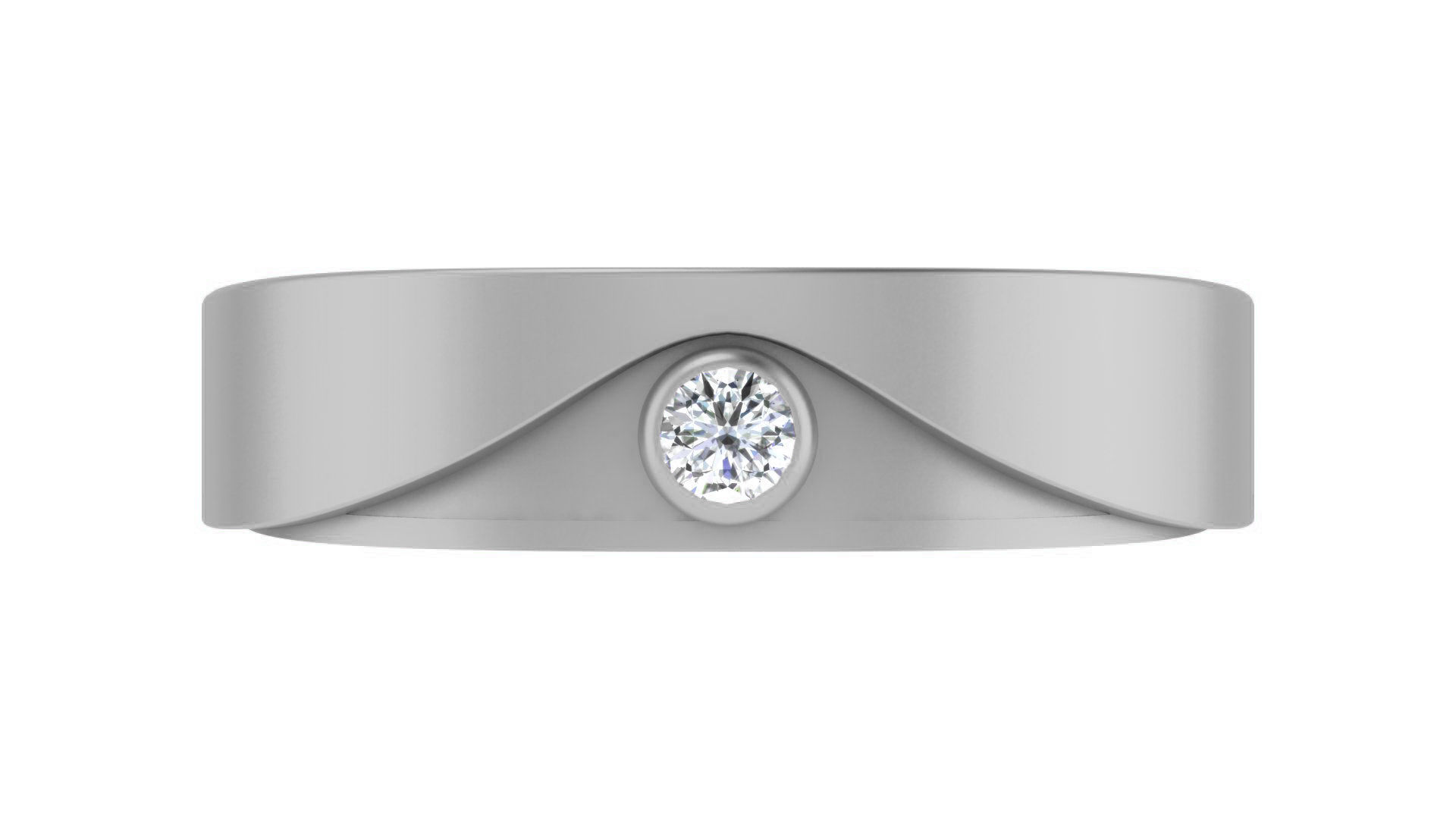 Couple Wedding Band Ring 3dm stl obj mtl gltf glb  3D print model_27