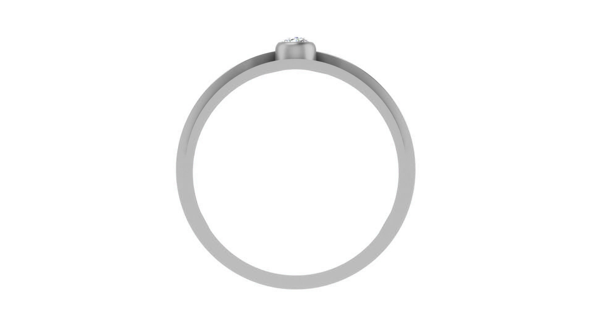 Couple Wedding Band Ring 3dm stl obj mtl gltf glb  3D print model_8