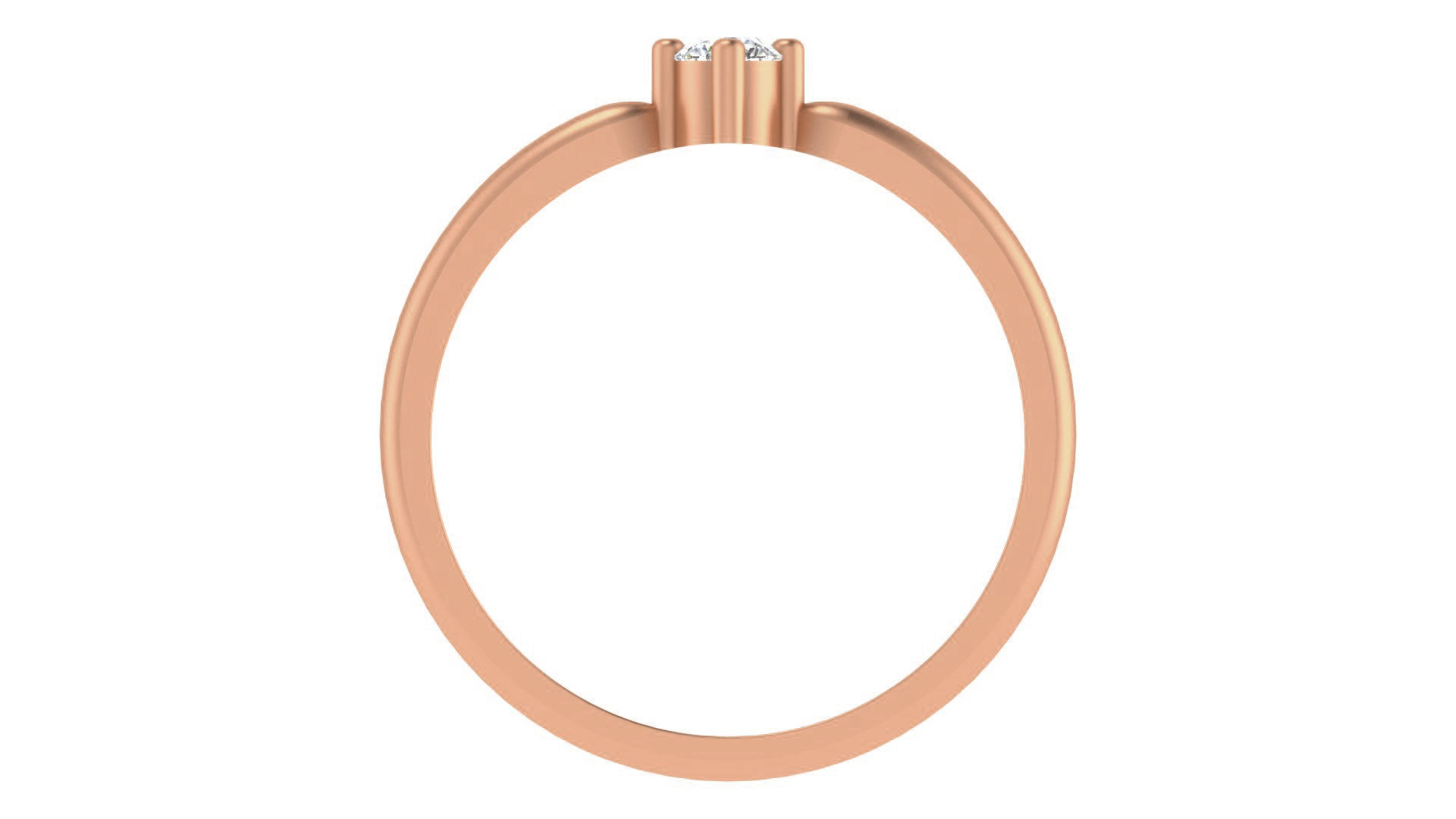 Couple Wedding Band Ring 3dm stl obj mtl gltf glb  3D print model_14