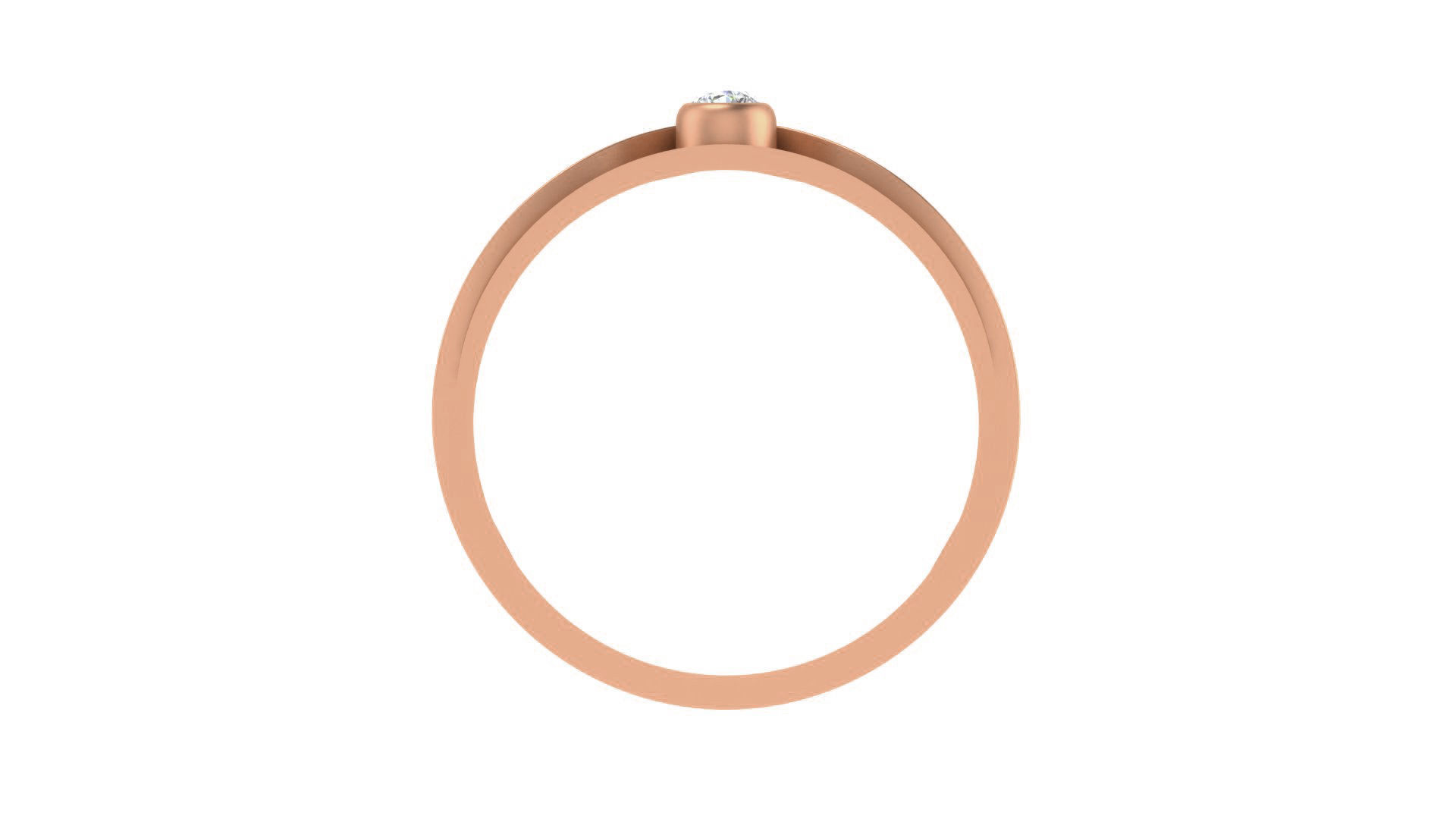 Couple Wedding Band Ring 3dm stl obj mtl gltf glb  3D print model_9