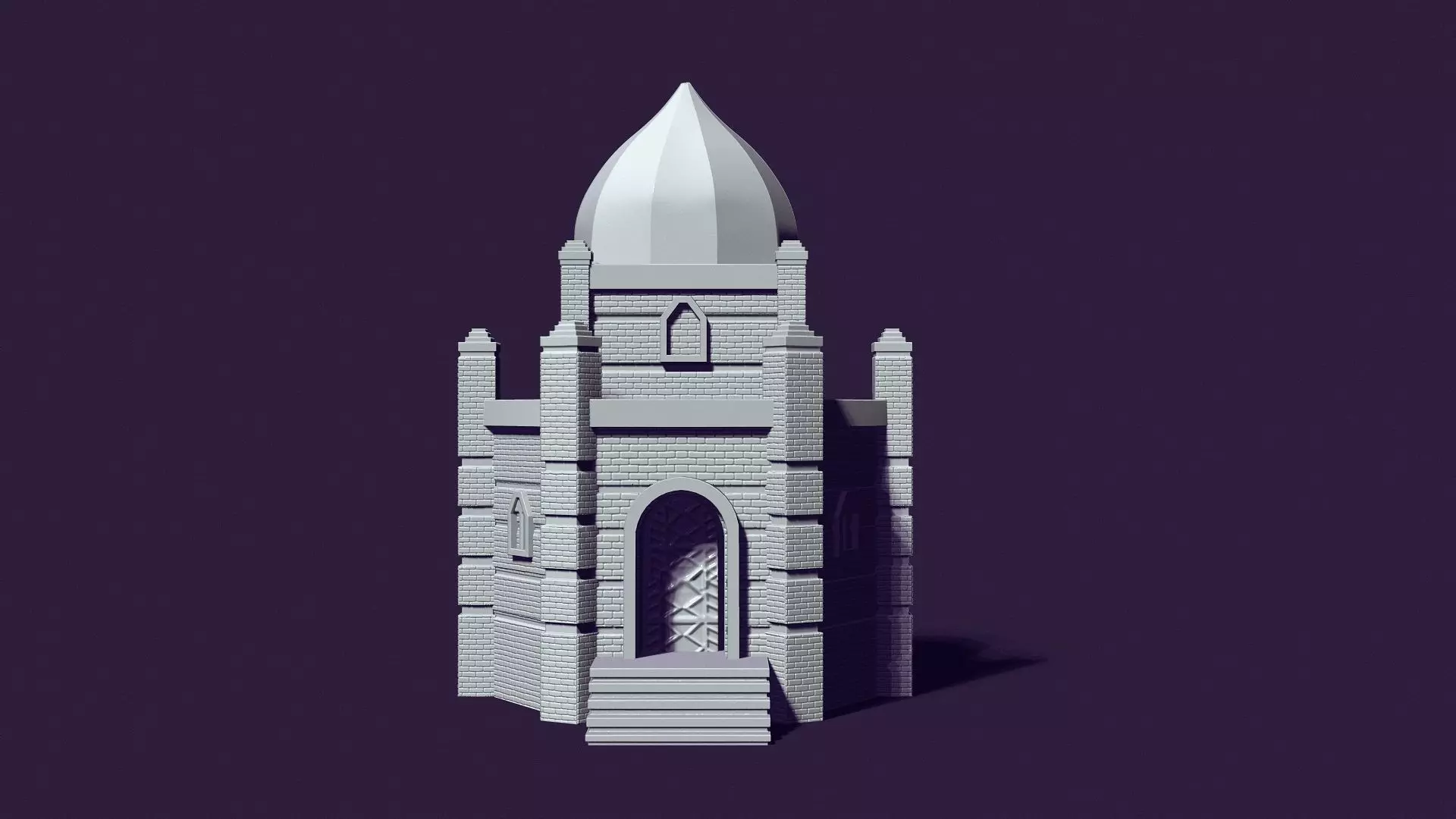 Mausoleum of Muslim Turkic peoples 3D print model