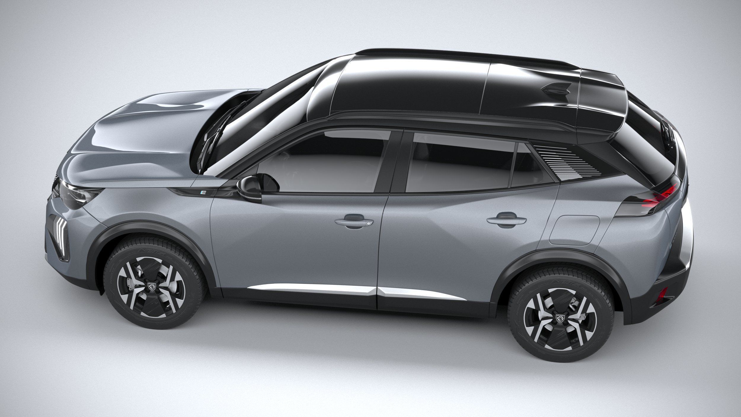 Peugeot E-2008 2024 3D model_9