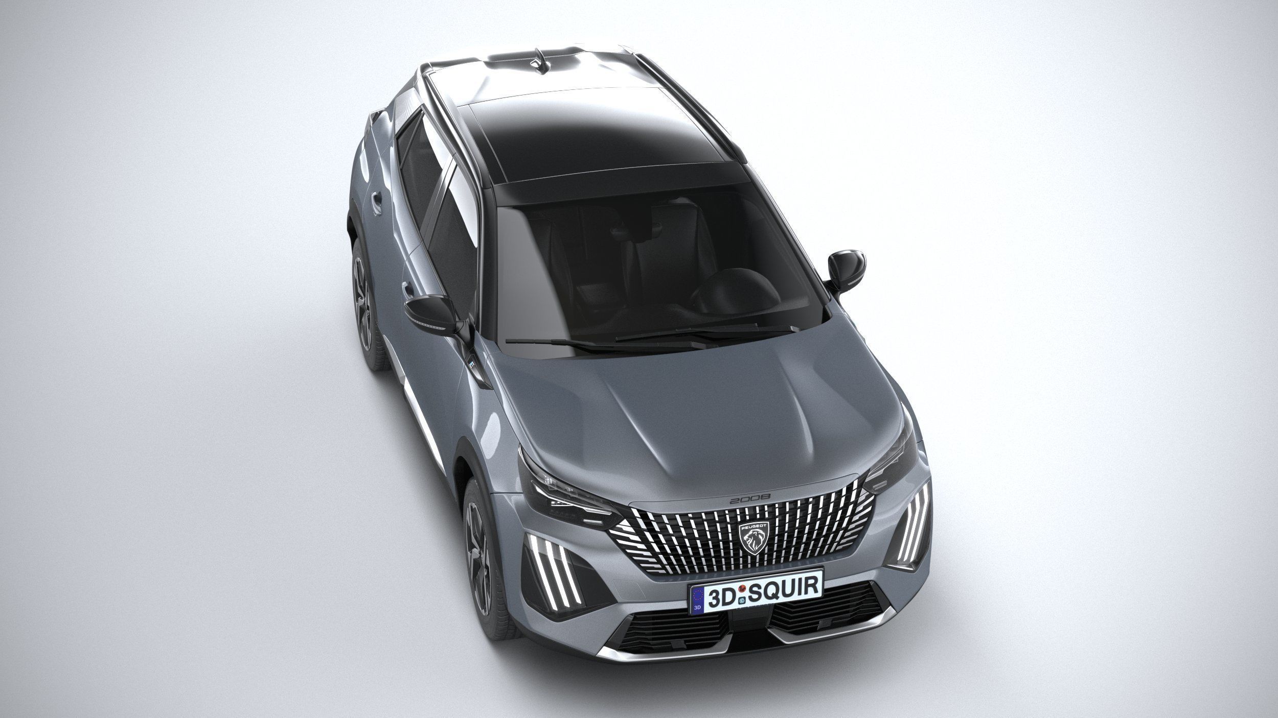 Peugeot E-2008 2024 3D model_12