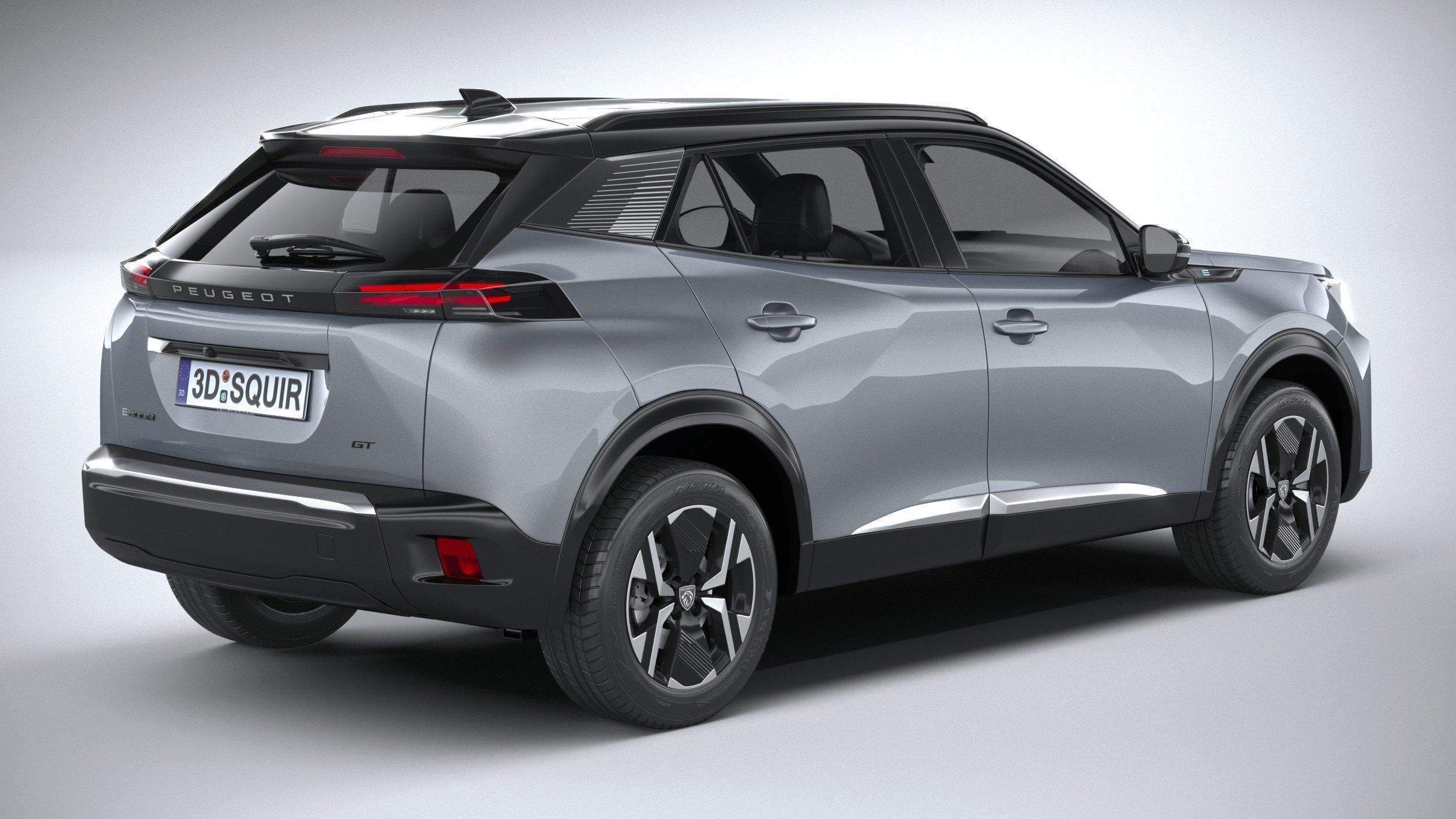 Peugeot E-2008 2024 3D model_17