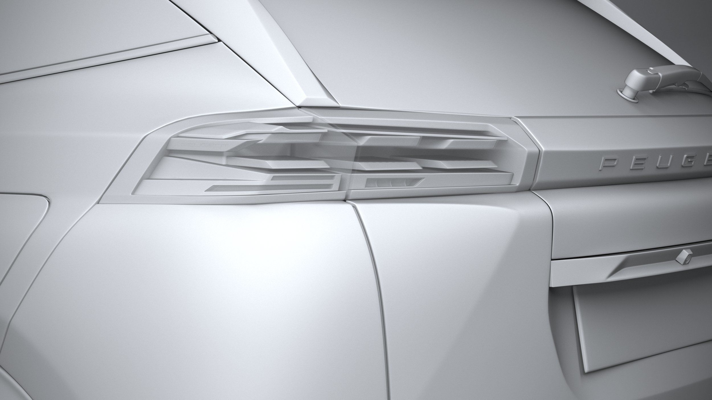 Peugeot E-2008 2024 3D model_24