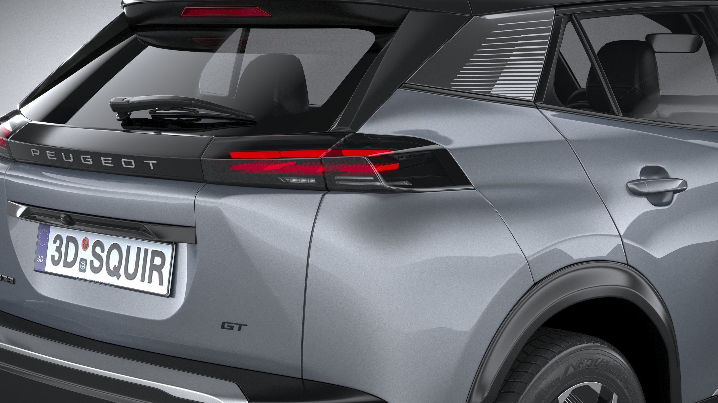 Peugeot E-2008 2024 3D model_18