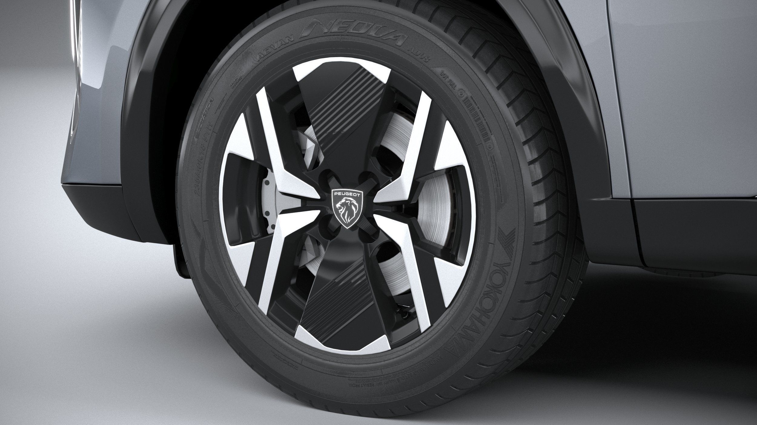 Peugeot E-2008 2024 3D model_16