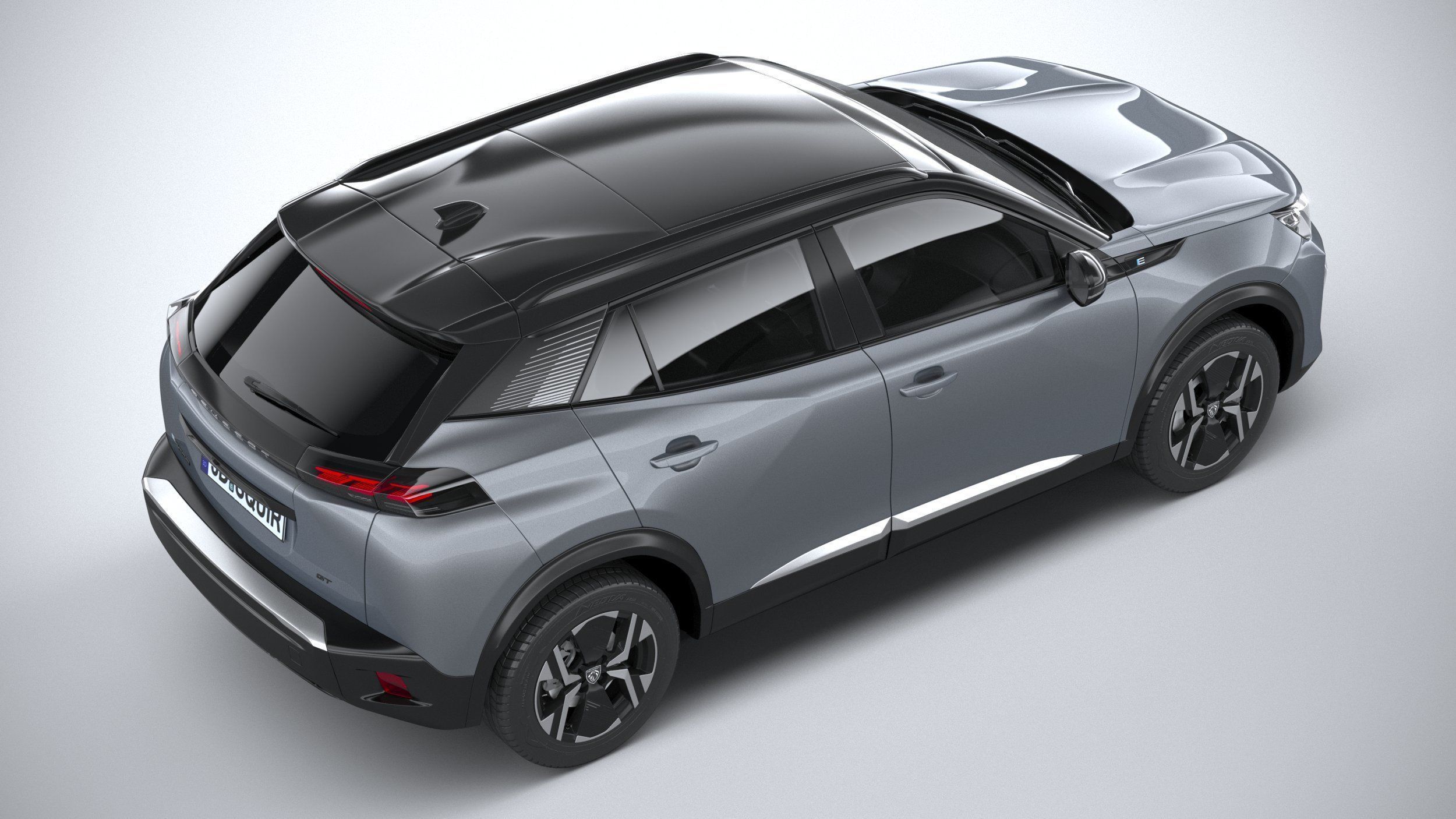 Peugeot E-2008 2024 3D model_10