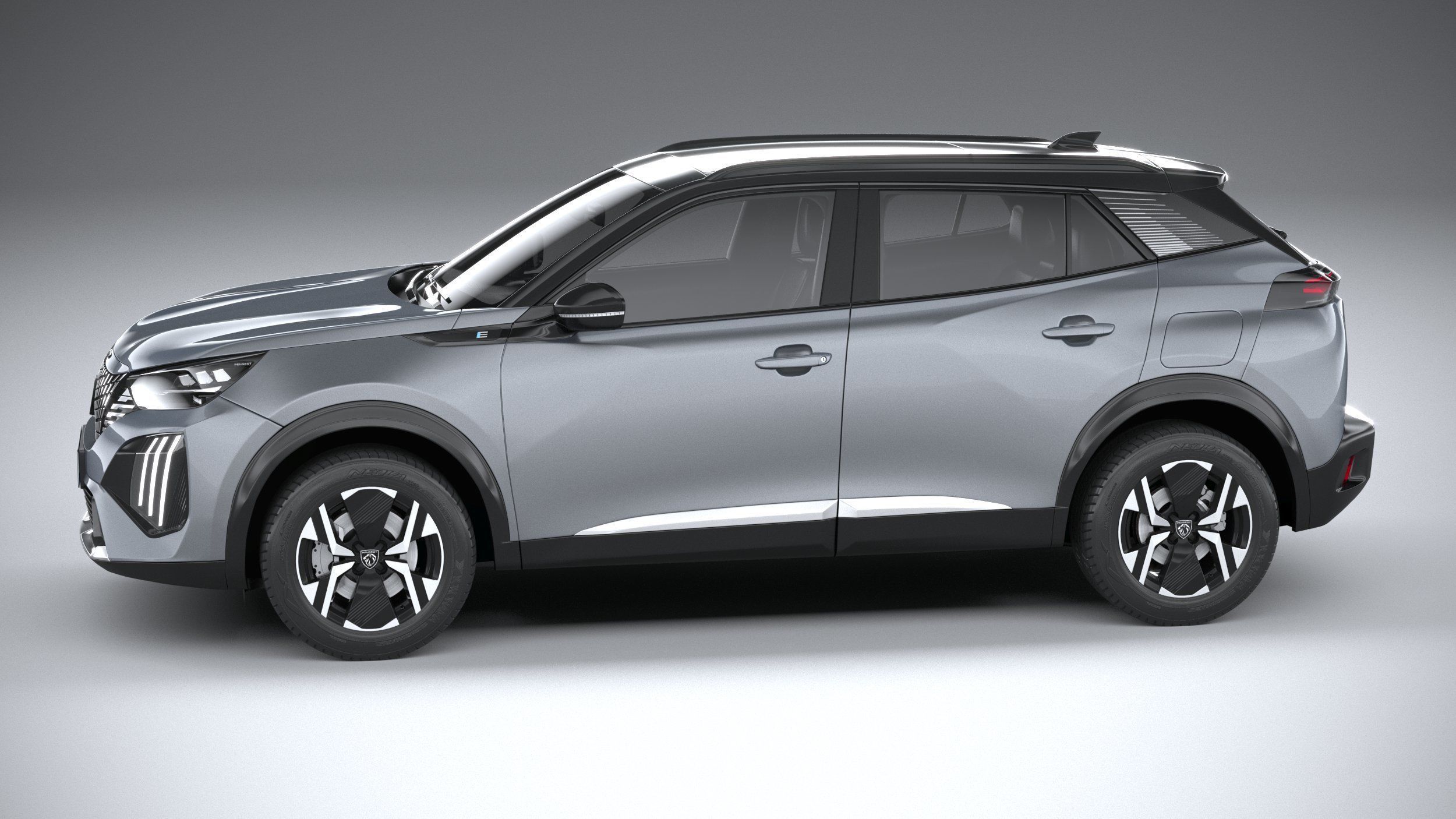 Peugeot E-2008 2024 3D model_8