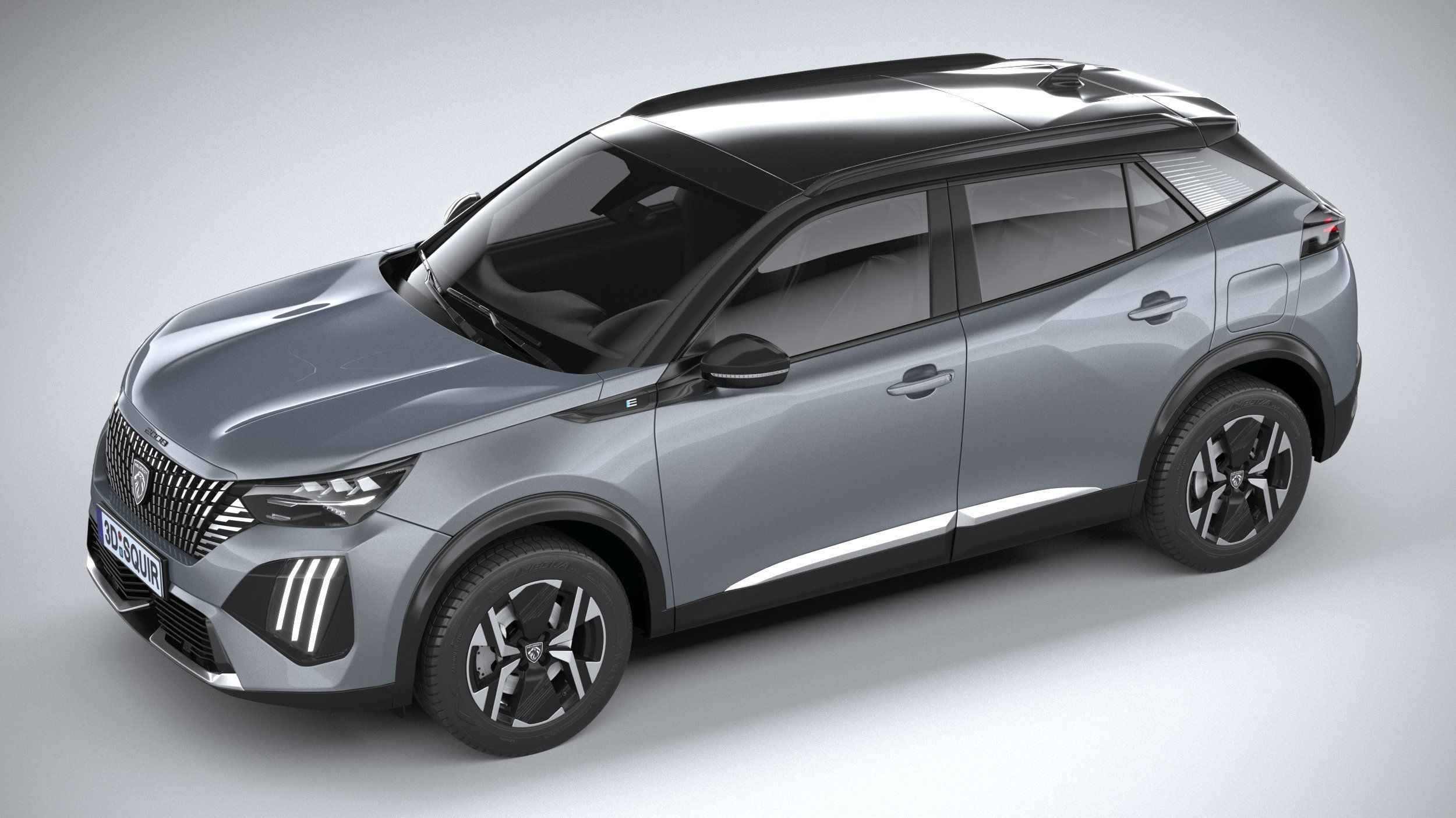 Peugeot E-2008 2024 3D model_7