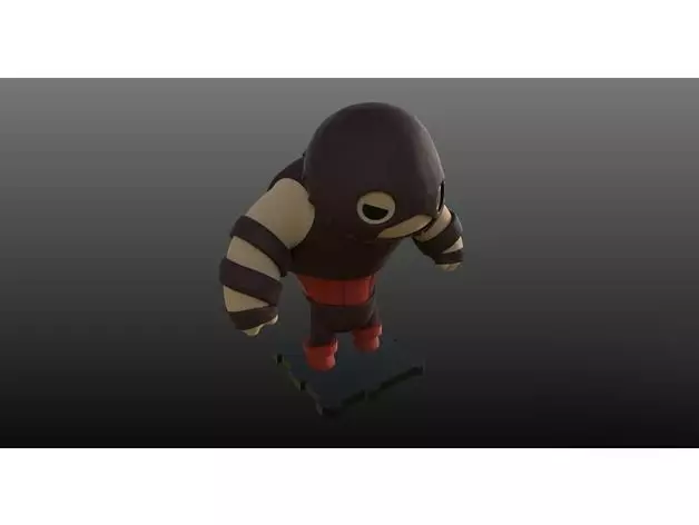 Juggernaut X-Men 3D Printed Artwork 3D print model_0