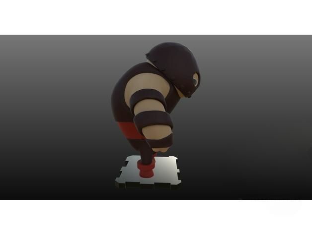 Juggernaut X-Men 3D Printed Artwork 3D print model_2