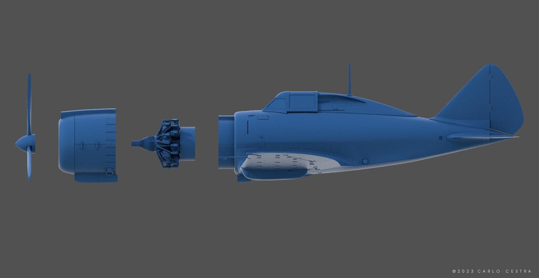 Ro43 - Re2000 - Personal license - 1-100 scale 3D print model_14