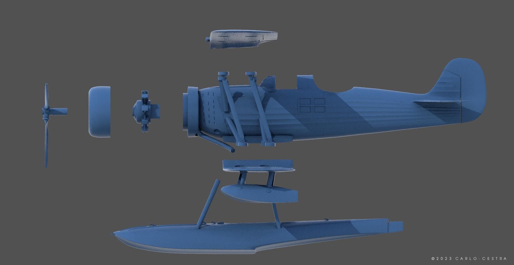 Ro43 - Re2000 - Personal license - 1-100 scale 3D print model_32
