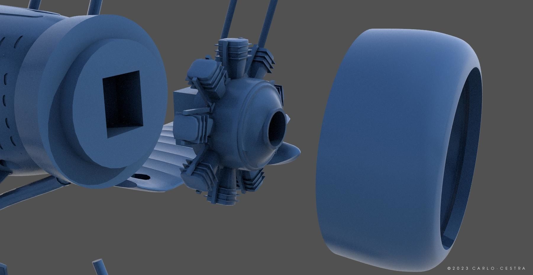 Ro43 - Re2000 - Personal license - 1-100 scale 3D print model_28