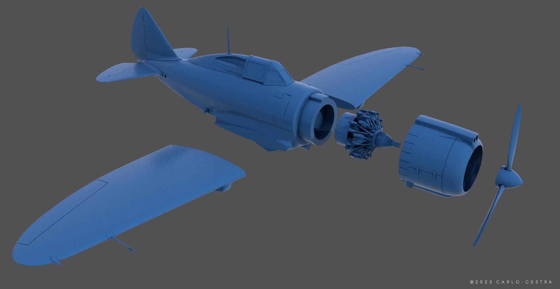 Ro43 - Re2000 - Personal license - 1-100 scale 3D print model_10