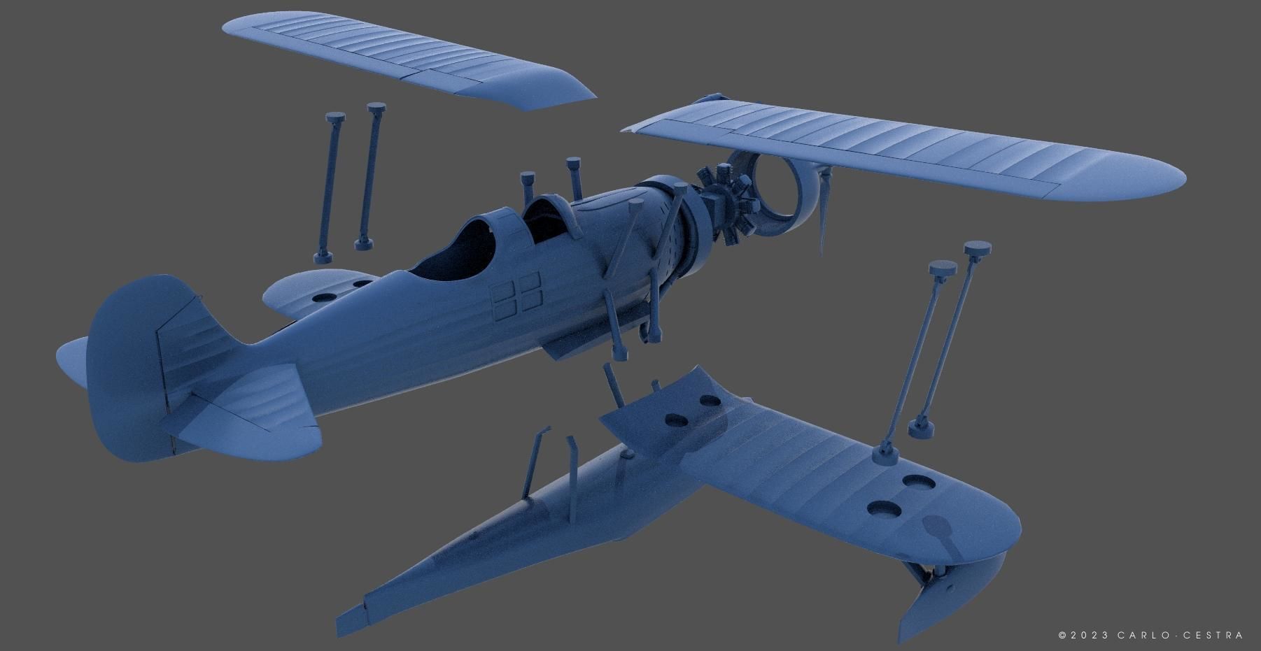 Ro43 - Re2000 - Personal license - 1-100 scale 3D print model_27