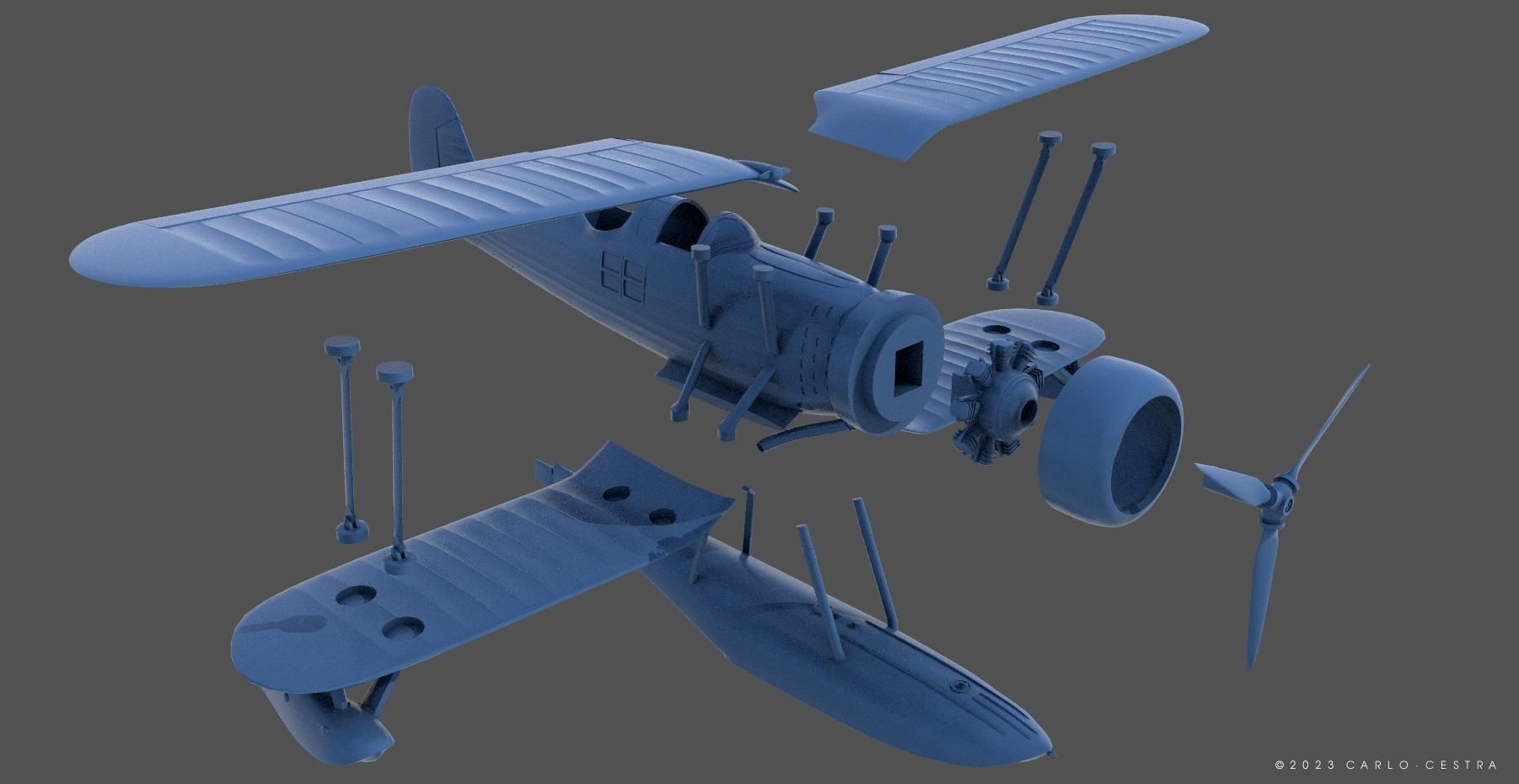 Ro43 - Re2000 - Personal license - 1-100 scale 3D print model_26