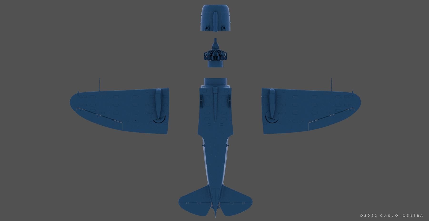 Ro43 - Re2000 - Personal license - 1-100 scale 3D print model_16