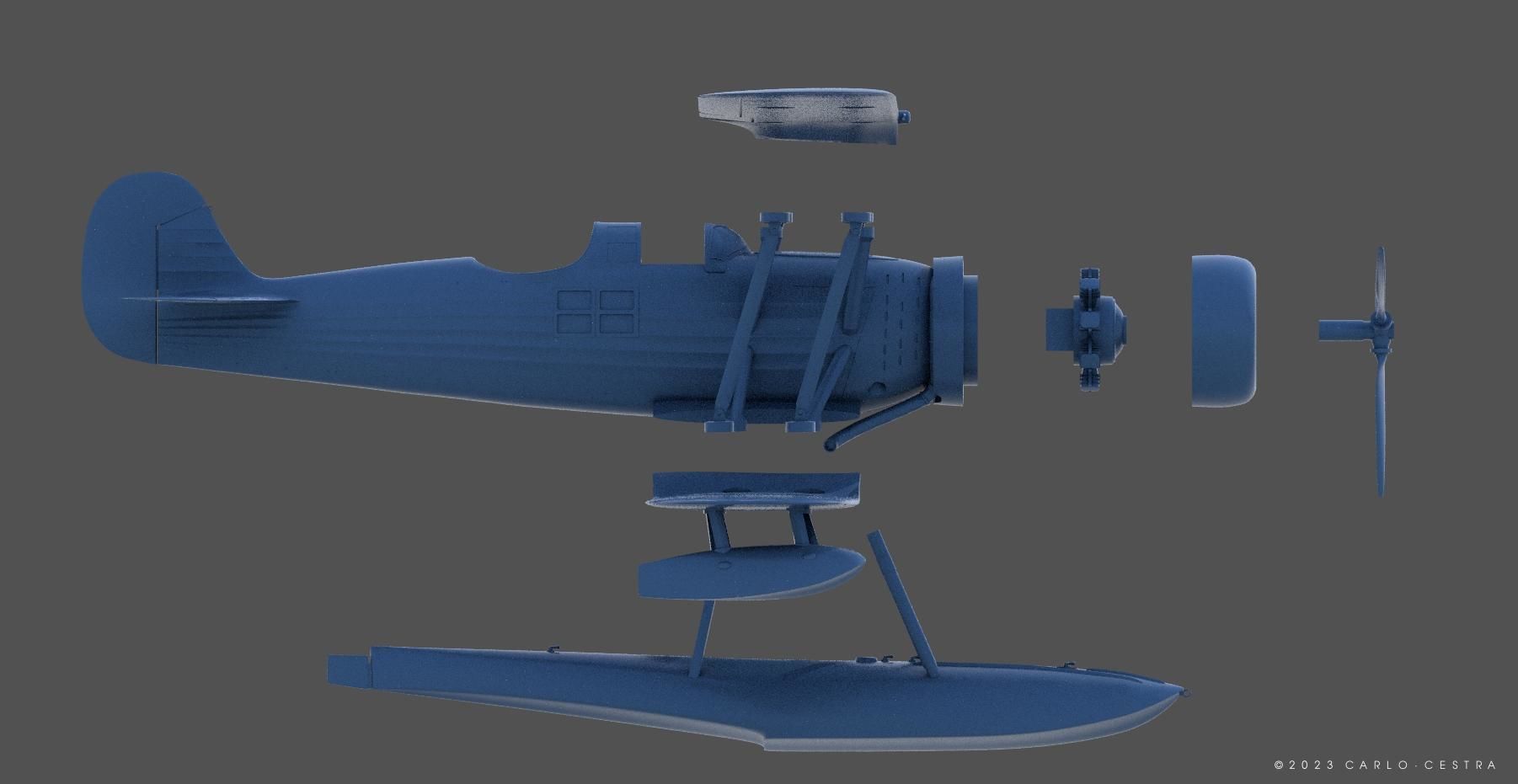 Ro43 - Re2000 - Personal license - 1-100 scale 3D print model_31