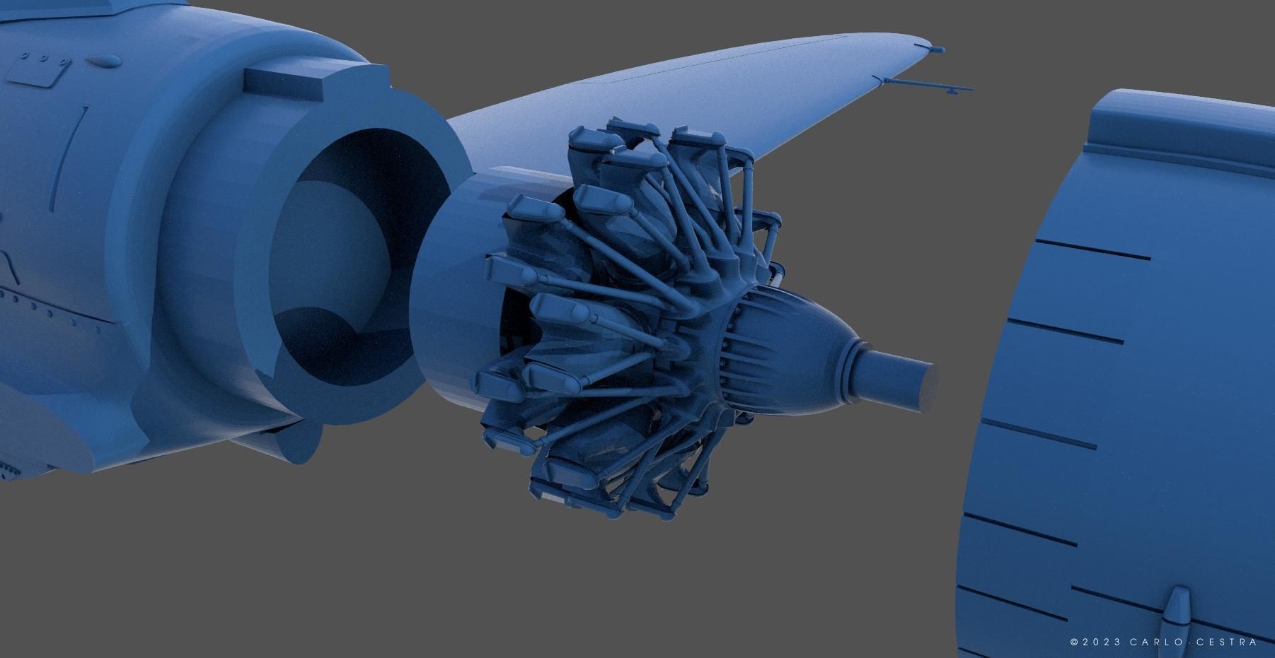 Ro43 - Re2000 - Personal license - 1-100 scale 3D print model_13