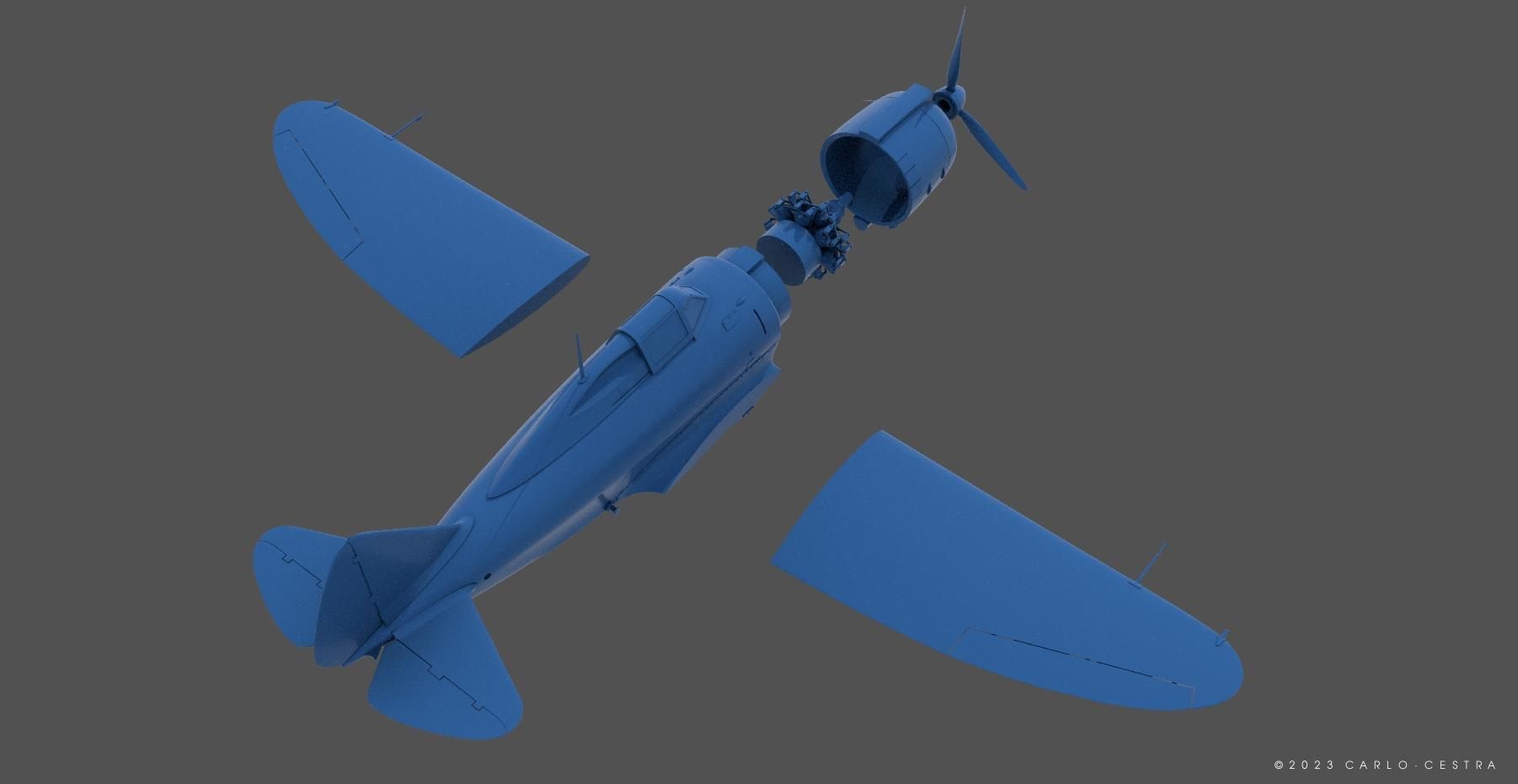 Ro43 - Re2000 - Personal license - 1-100 scale 3D print model_12