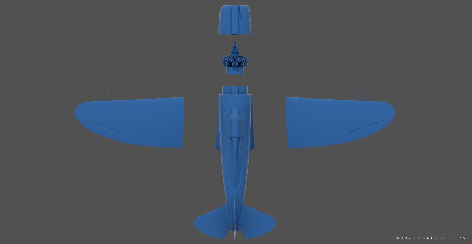 Ro43 - Re2000 - Personal license - 1-100 scale 3D print model_15