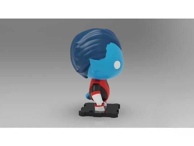 Nightcrawler X-Men 3D Printed Sculpture 3D print model_3