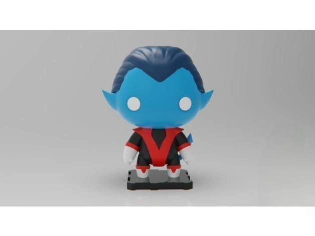 Nightcrawler X-Men 3D Printed Sculpture 3D print model_2
