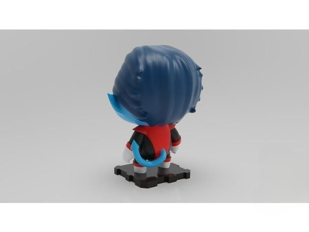Nightcrawler X-Men 3D Printed Sculpture 3D print model_1