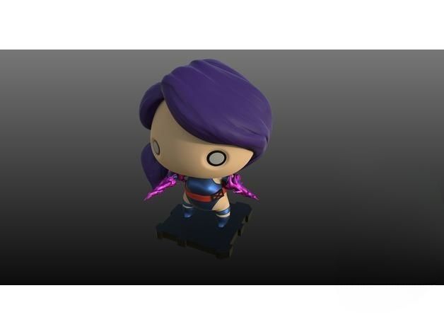 X-Men Psylocke Kwannon 3D Print Model 3D print model_1