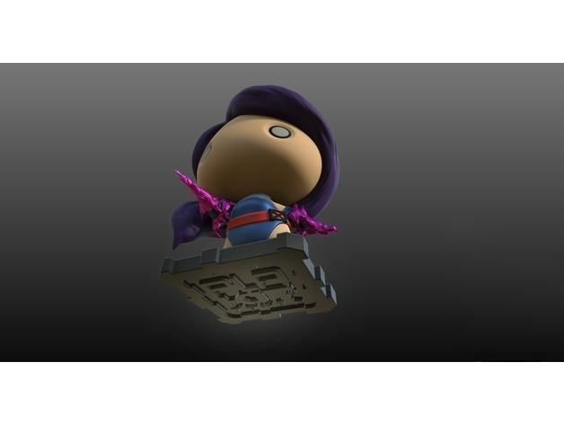 X-Men Psylocke Kwannon 3D Print Model 3D print model_3