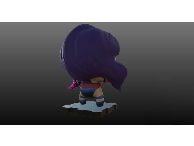 X-Men Psylocke Kwannon 3D Print Model 3D print model_2