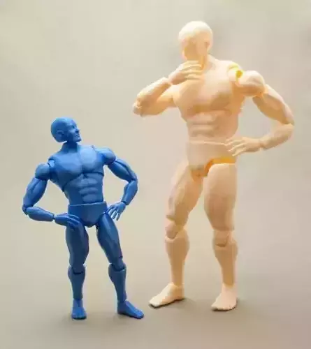 Posable Figure 3D Printing Masterpiece