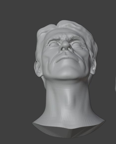 Willem Dafoe 3D print model_6