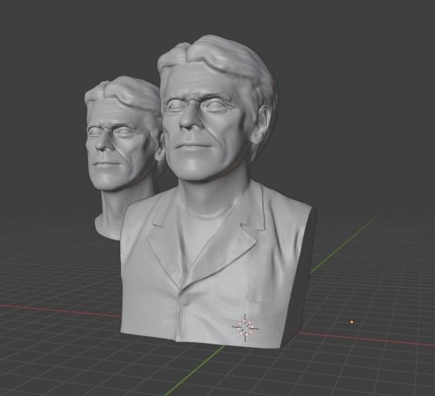 Willem Dafoe 3D print model_13