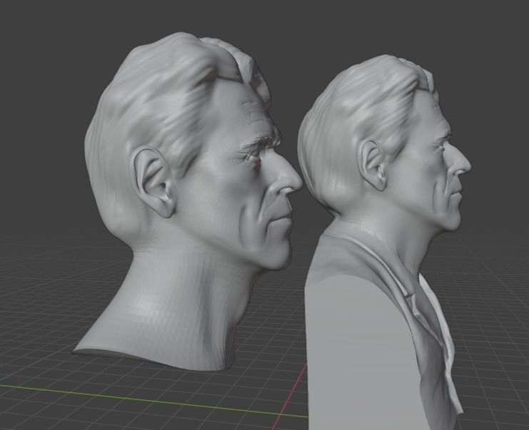 Willem Dafoe 3D print model_5