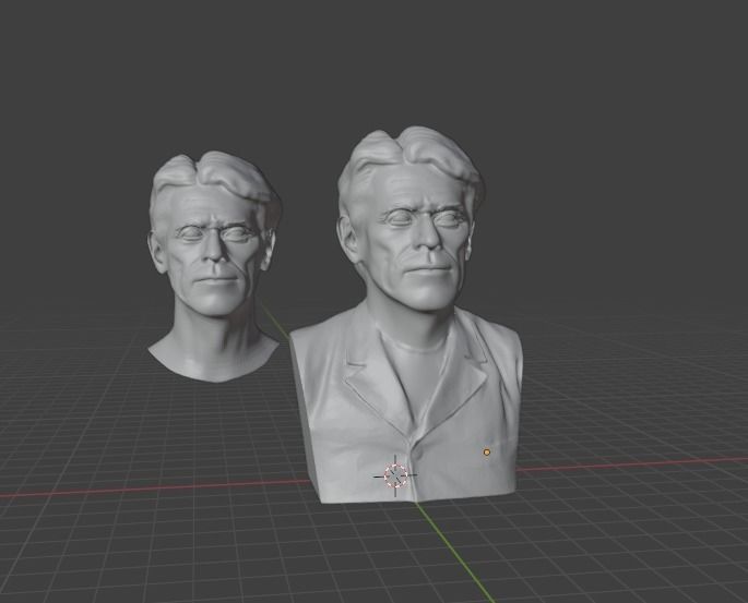 Willem Dafoe 3D print model_9