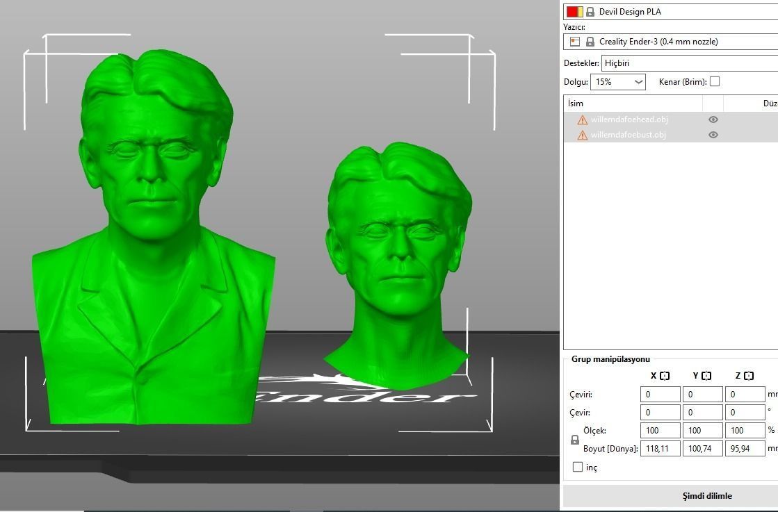 Willem Dafoe 3D print model_14