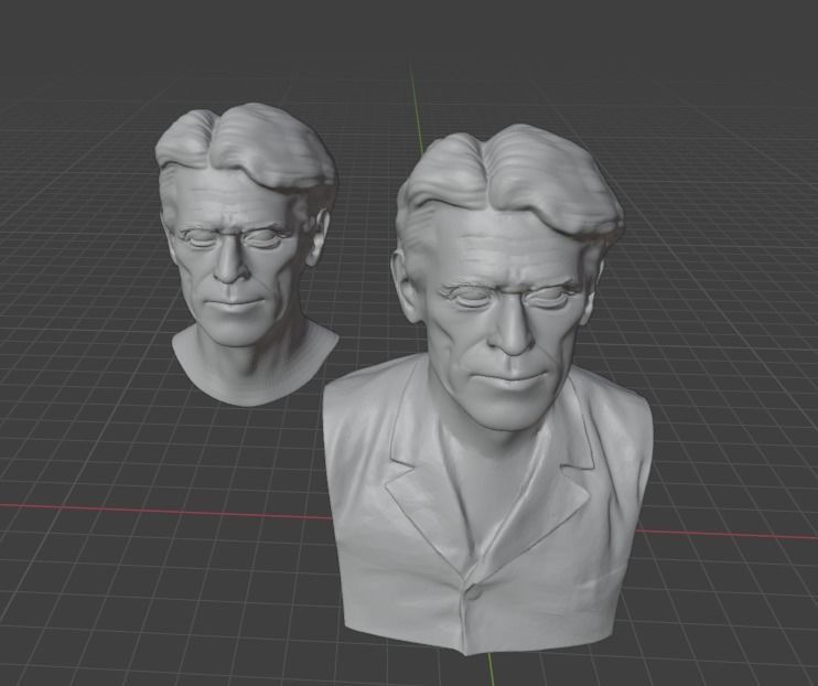 Willem Dafoe 3D print model_4