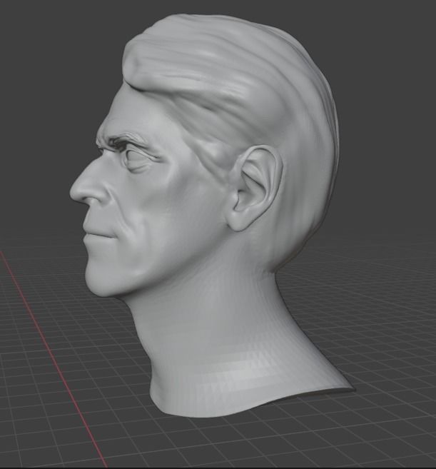 Willem Dafoe 3D print model_7