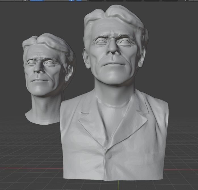 Willem Dafoe 3D print model_2