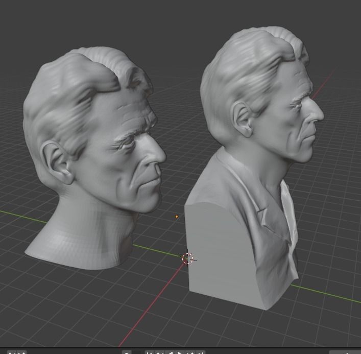 Willem Dafoe 3D print model_18
